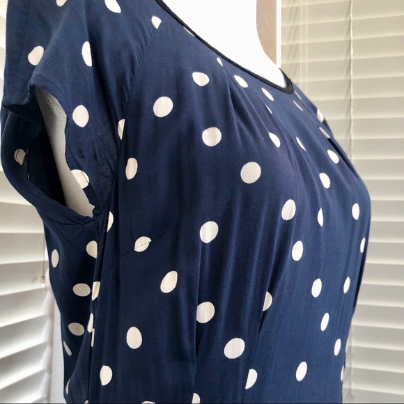Boden "Easy Day"  Polka Dot Dress Size 10 - Picture 6 of 10